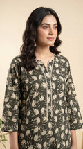 Leaf Green Embroidered 2-Piece Lawn Co-Ord Set