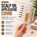 Scalp Oil Applicator Comb – Precision Hair Oiling Comb