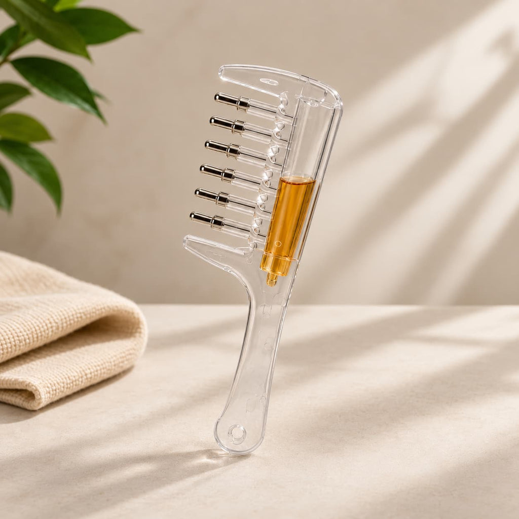 Scalp Oil Applicator Comb – Precision Hair Oiling Comb